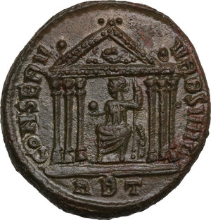 reverse: Maxentius (306-312).. AE Follis, 308-309