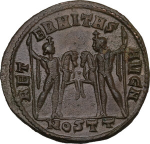 reverse: Maxentius (306-312).. AE Follis, 309-312, Ostia mint