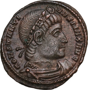 obverse: Constantine I (307-337).. AE Follis, Constantinople mint, 333-335