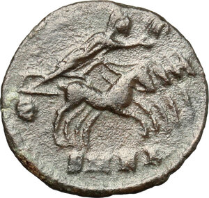reverse: Constantine I (307-337). Commemorative issue.. AE 15 mm, Cyzicus mint, 337-340