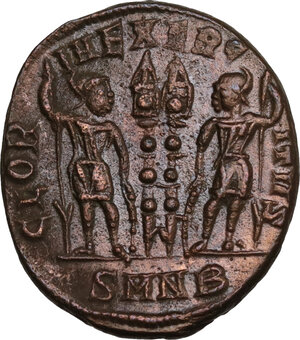 reverse: Constantine II as Caesar (317-337).. AE Follis, Nicomedia mint, 330-335