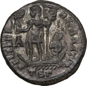 reverse: Constans (337-350).. AE Follis, 348-350, Thessalonica mint