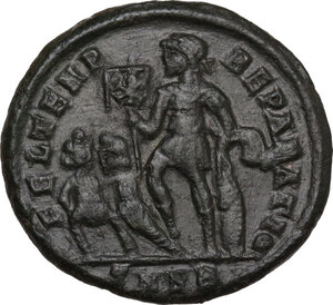 reverse: Constantius II (337-361).. AE Follis, 348-351, Nicomedia mint