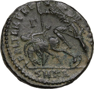reverse: Constantius II (337-361).. AE Follis, 351-354, Cyzicus mint