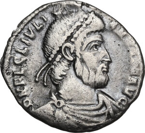 obverse: Julian II (360-363).. AR Reduced siliqua, Arelate mint