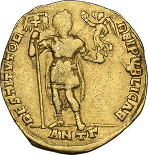 reverse: Valentinian I (364-375).. AV Solidus, Antioch mint, 364-367