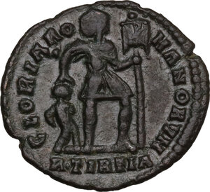 reverse: Valentinian I (364-375).. AE 19 mm, 367-375