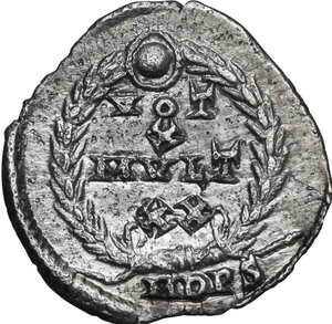 reverse: Theodosius I (379-395).. AR Siliqua, Mediolanum mint. 383-387