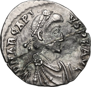 obverse: Arcadius (383-408).. AR Siliqua, uncertain mint, 392-406