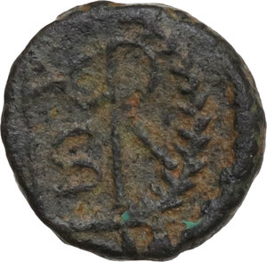 reverse: Marcian (450-457).. AE 10 mm, Nicomedia mint