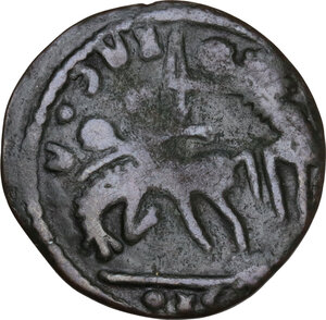 reverse: AE Follis, Barbaric imitation, ca. 4-th-5th century