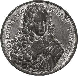 obverse: Austria.  Joseph I (1705-1711).. Tin medal, 1704
