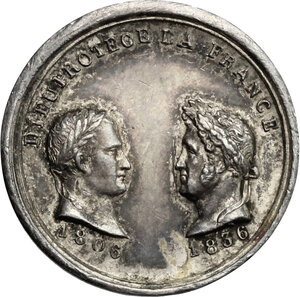 obverse: France.  Louis Philippe I (1830-1848). . AR Medal 1836 for the unveiling of the Arc d Etoile in Paris