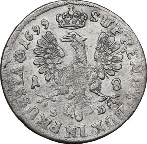 reverse: Germany.  Friedrich III (1688-1701). AR 18 Groschen, 1699, Königsberg mint