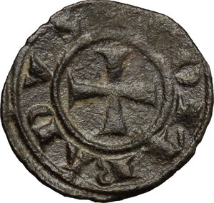 obverse: Italy .  Corrado I di Svevia (1250-1254). . BI Half Denar, Brindisi mint