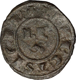 reverse: Italy .  Corrado I di Svevia (1250-1254). . BI Half Denar, Brindisi mint