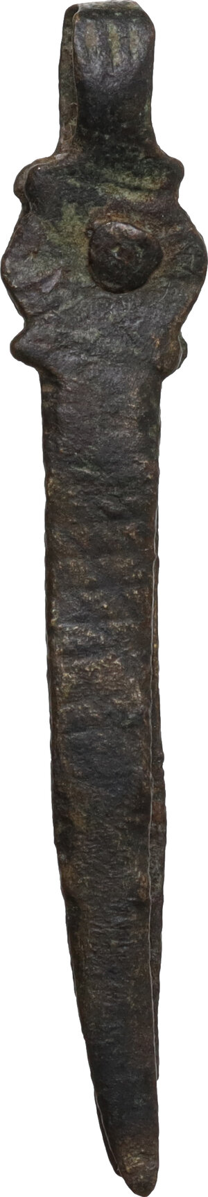 obverse: Bronze tweezers.  Roman period, 1st - 3rd century AD.  56 mm