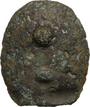 reverse: Uncertain Umbria or Etruria. AE cast Sextans, 3rd century BC