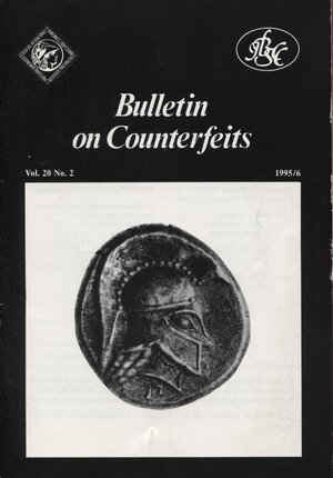 obverse: A.A.V.V. – Bulletin on counterfeits. Vol. 20 N. 2. 1995\96.  London, 1996.  Pp.31, tavv. e ill. nel testo. ril. ed buono stato molto raro e importante pubblicazione.