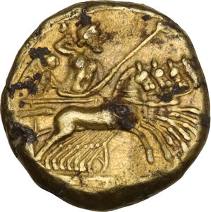 reverse: Central and Southern Campania, Capua. Carthaginian at 