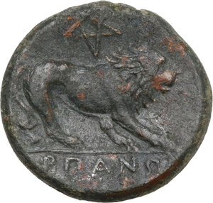 reverse: Northern Apulia, Arpi. AE Obol, c. 325-275 BC