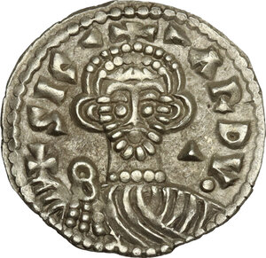 obverse: The Lombards at Beneventum. Sicard (832-839). Pale AV Solidus