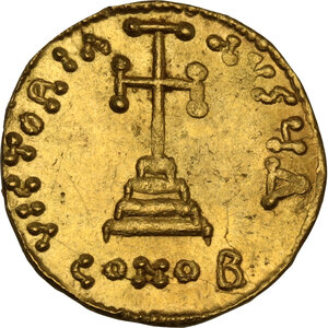 reverse: Leontius (695-698). AV Solidus, Constantinople mint