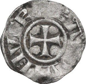 obverse: Jerusalem. Baldwin III (1143-1163). BI Obol