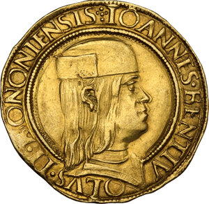 obverse: Bologna. Giovanni II Bentivoglio (1494-1509). Doppio ducato