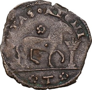 reverse: Brindisi. Ferdinando I d Aragona (1458-1494). Cavallo