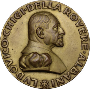 obverse: Malta SMOM. Ludovico Chigi Albani della Rovere (1866-1951), Gran Maestro del Sovrano militare ordine di Malta. Medaglia 1931