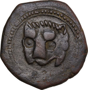 obverse: Messina. Guglielmo II (1166-1189). Follaro post 1180