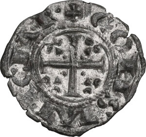 reverse: Messina o Palermo. Federico II di Svevia (1197-1250). Denaro
