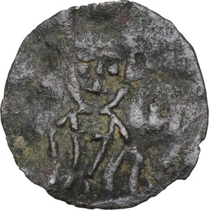 obverse: Napoli. Stefano III (821-832). Follaro leggero o mezzo follis