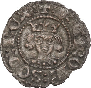 obverse: Napoli. Carlo II d Angio (1285-1309). Denaro regale