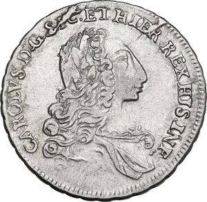 obverse: Palermo. Carlo di Borbone (1734-1759). Quattro Tarì 1735