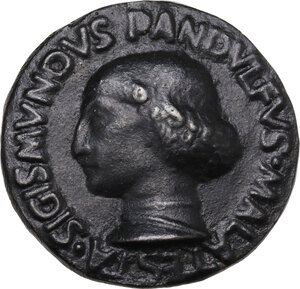 obverse: Rimini. Sigismondo Pandolfo Malatesta (1432-1468), Signore di Rimini. Medaglia 1447