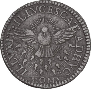 reverse: Roma. Sede Vacante (1669-1670), Carmelengo Card. Antonio Barberini. Grosso 1669