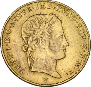 obverse: Venezia. Ferdinando I d Asburgo-Lorena (1835-1848). Ducato 1841