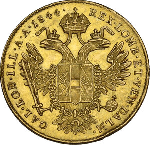 reverse: Venezia. Ferdinando I d Asburgo-Lorena (1835-1848). Ducato 1844