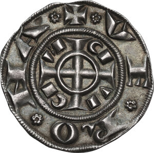 obverse: Verona. Emissioni comunali (1220-1280) . Grosso da 20 denari piccoli