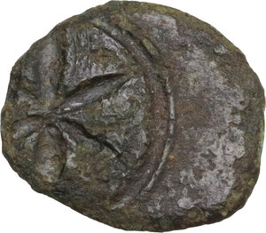 reverse: Uncertain Central Etruria. Incuse Centesimal Group. AE 2.5 Units, late 4th-3rd century BC