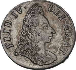obverse: Denmark. Frederik IV (1699-1730). 8 skilling 1703, Glückstadt Kopf