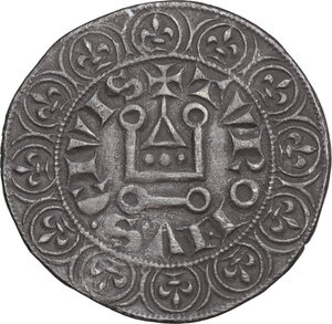 reverse: France. Louis IX. Gros tournois, 1266-1270