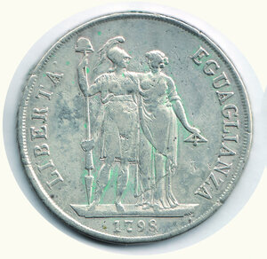 obverse: GENOVA - Repubblica Ligure (1798-1805) - 8 Lire.