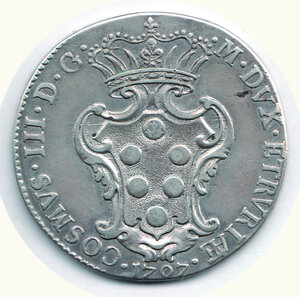 reverse: LIVORNO - Cosimo III (1670-1723) - Pezza della rosa