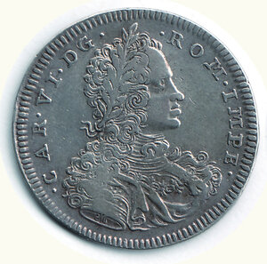 obverse: NAPOLI - Carlo VI (1711-1734) - ½ Ducato 1715 - MIR 322/1.