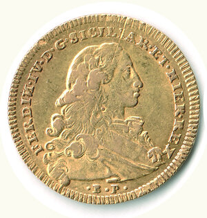 obverse: NAPOLI - Ferdinando IV - 6 Ducati 1771.