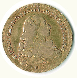 obverse: NAPOLI - Ferdinando IV (1759-1799) - I periodo - 6 Ducati 1772.