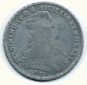 obverse: NAPOLI - Ferdinando IV - Piastra  1767 - Trattasi dell’esemplare del Gigante.
